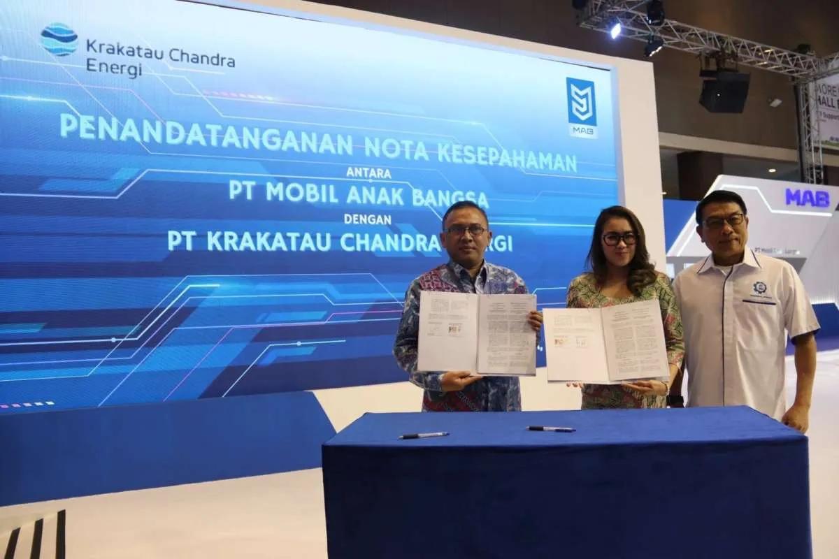 PT Krakatau Chandra Energi Dukung Ekosistem Electric Vehicle bersama PT MAB