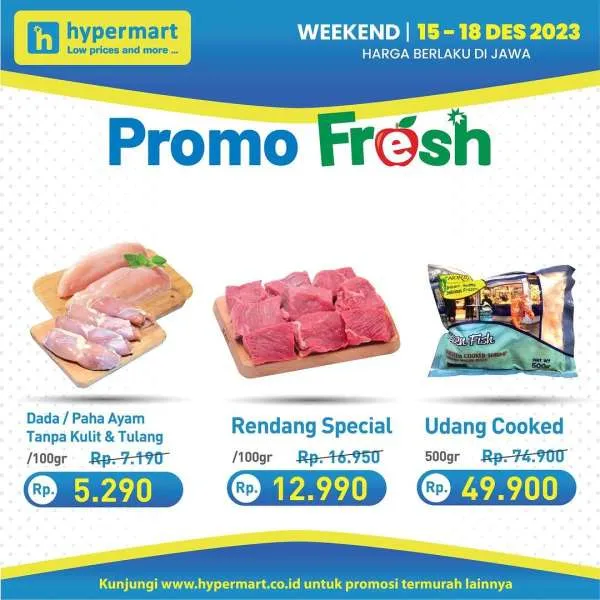 Promo JSM Hypermart Hyper Diskon Weekend Periode 15-18 Desember 2023