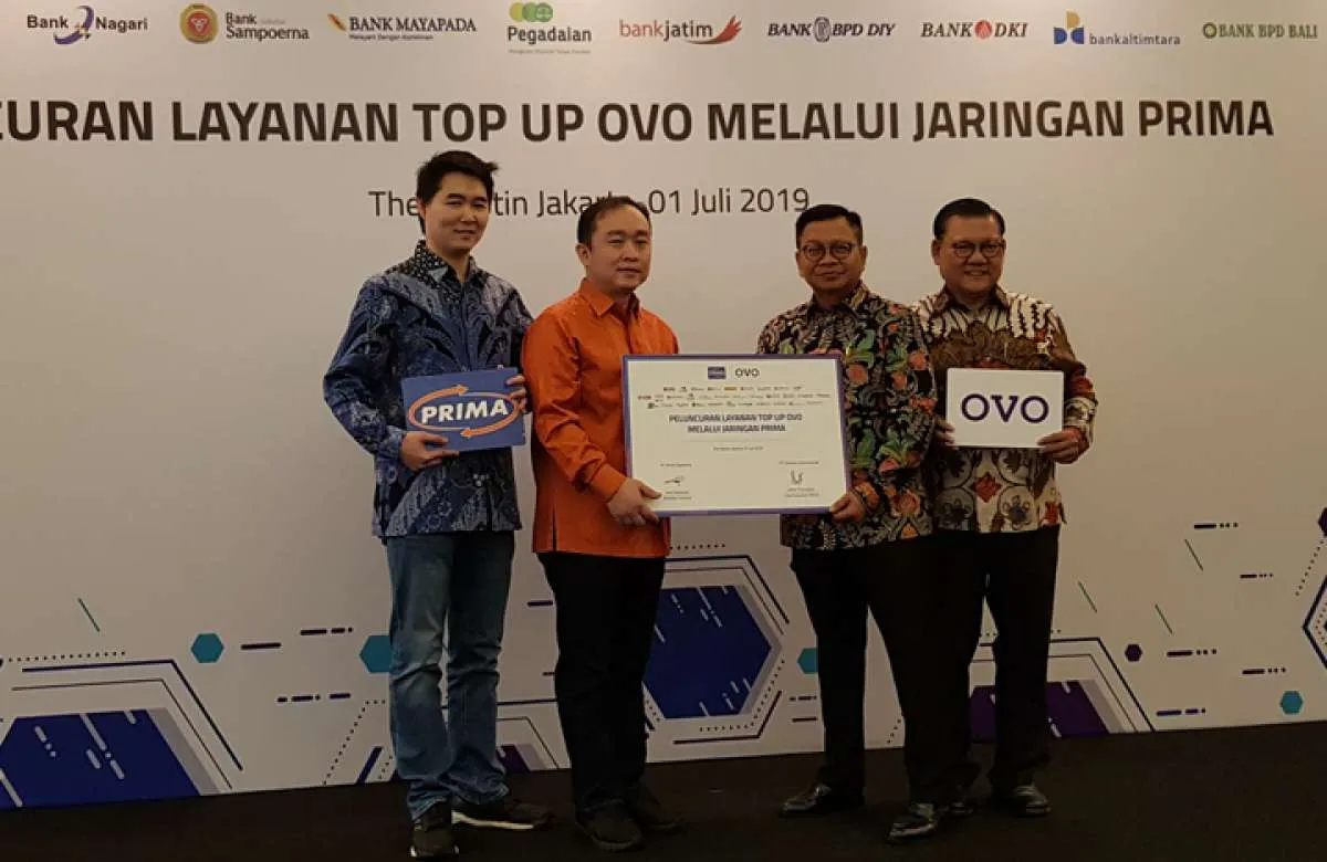 Menempati urutan pertama, 60% pengguna OVO top up saldo lewat perbankan