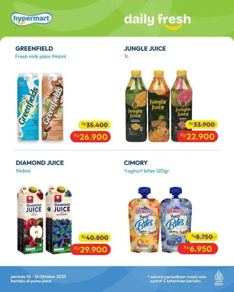 Promo JSM Hypermart Weekend Periode 10-13 Oktober 2025