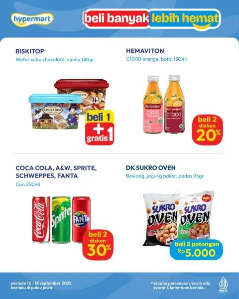 Promo Hypermart Beli Banyak Lebih Hemat Periode 12-18 September 2025
