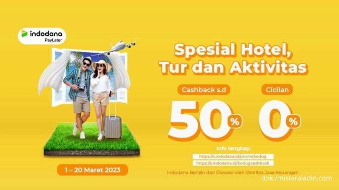 Promo Indodana Paylater Nikmati Cashback Berbagai Produk Mister Aladin hingga 50%
