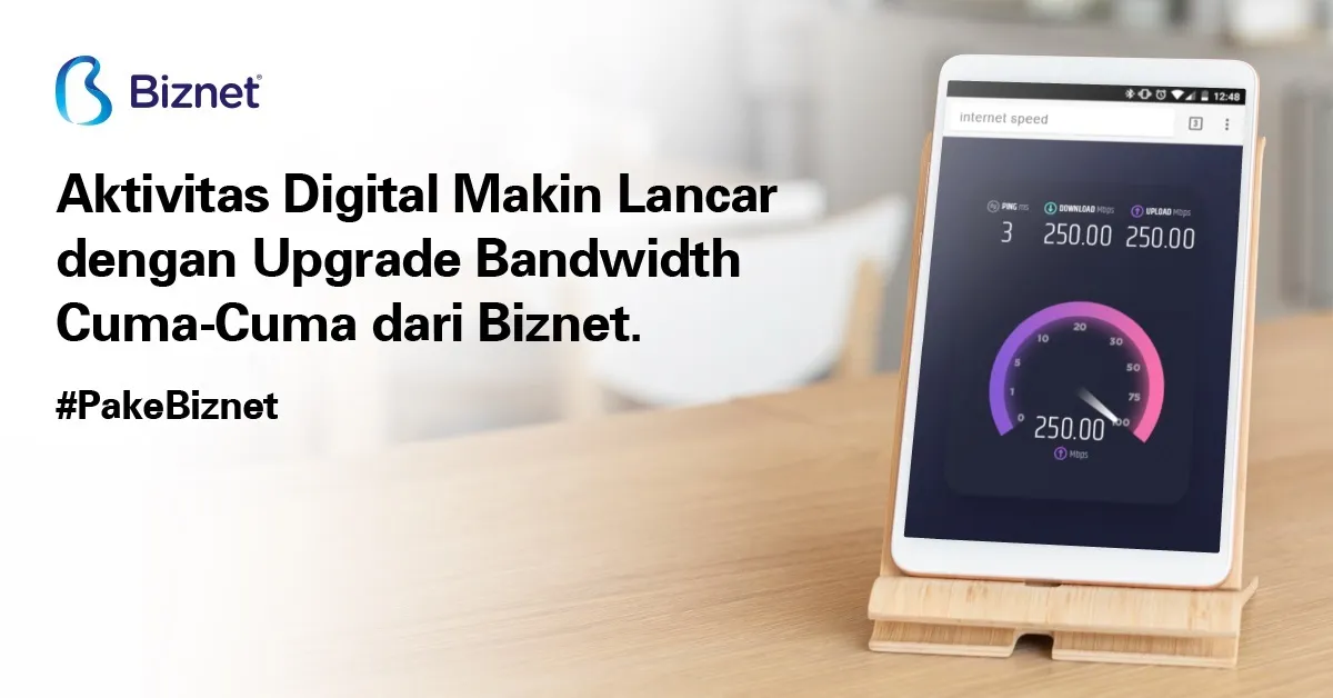 Biznet Tingkatkan Kapasitas Bandwidth untuk Layanan Biznet Home