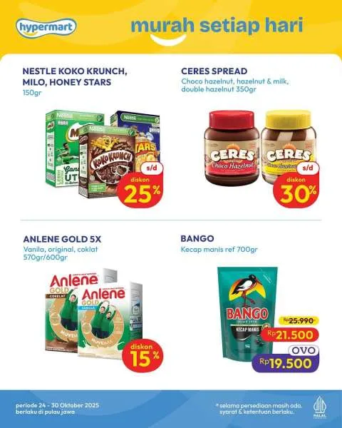 Promo JSM Hypermart Weekend Periode 24-27 Oktober 2025