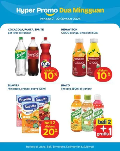 Promo Hypermart Dua Mingguan Periode 9-22 Oktober 2025