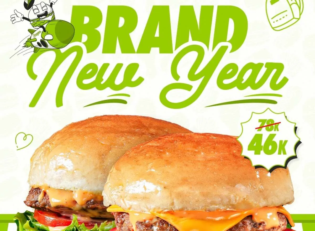 Promo Burger Bangor Januari Tawarkan Paket Brand New Year Mulai Rp 46.000