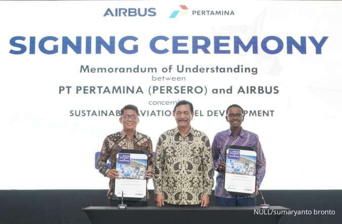 Airbus dan Pertamina Jalin Kembangkan Bahan Bakar Penerbangan Berkelanjutan (SAF)