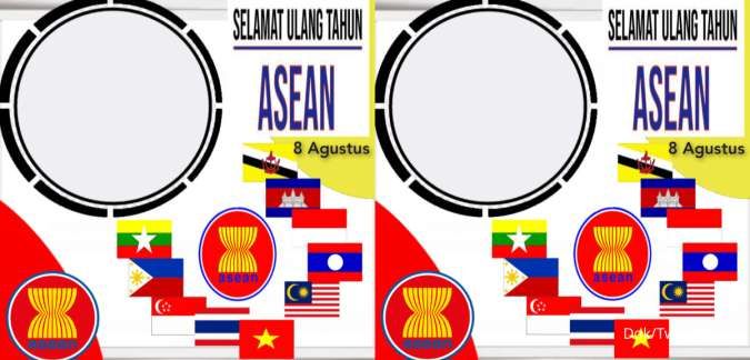 Kumpulan Twibbon Hari Ulang Tahun ASEAN, Bagikan di Media Sosial yuk