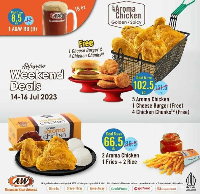 Promo AW Restoran Weekend Deals 