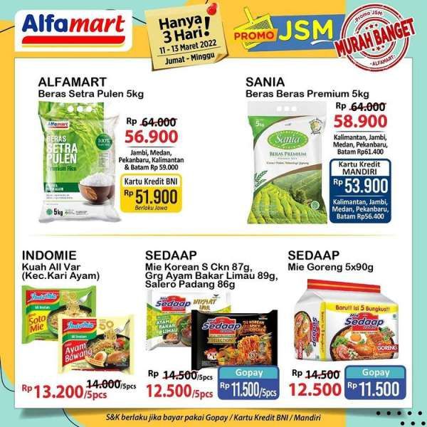 Promo JSM Alfamart Terbaru 11-13 Maret 2022