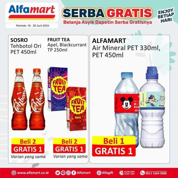 Promo Alfamart Serba Gratis 16-30 Juni 2024
