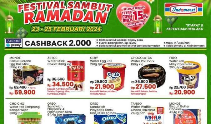 Sirup & Biskuit Harga Spesial, Cek Promo Indomaret Sambut Ramadan 23-25 Februari 2024