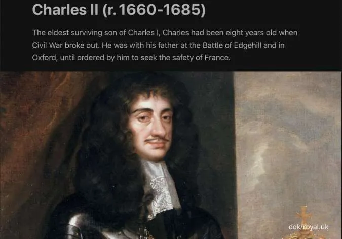 Raja Charles III Naik Tahta, Bagaimana dengan Kisah Raja Charles II?