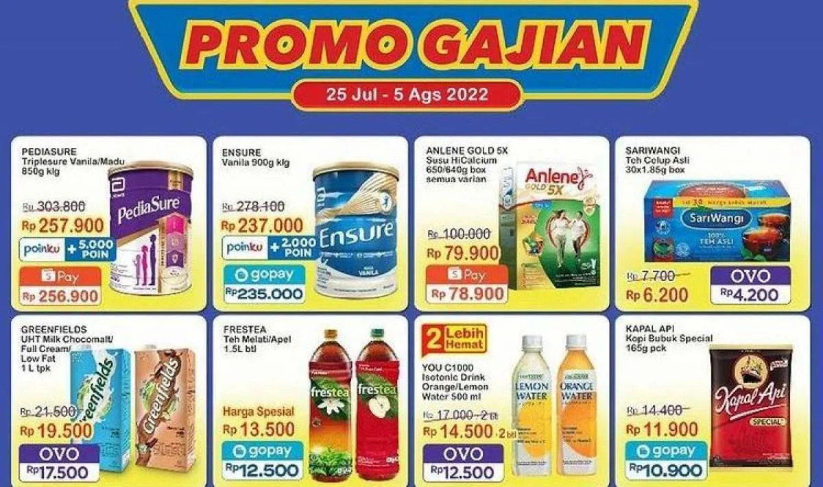 Promo Gantung Indomaret di Akhir Bulan Juli 2022, Dapatkan Harga yang Lebih Hemat!