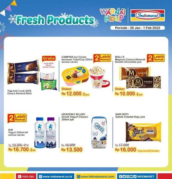 Promo Indomaret Super Hemat Mingguan Terbaru 26 Januari-1 Februari 2022