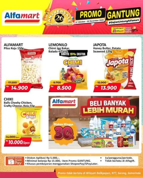 Promo Alfamart Gantung Periode 27 Oktober-2 November 2025