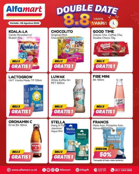 Promo 8.8 di Alfamart 8 Agustus 2025