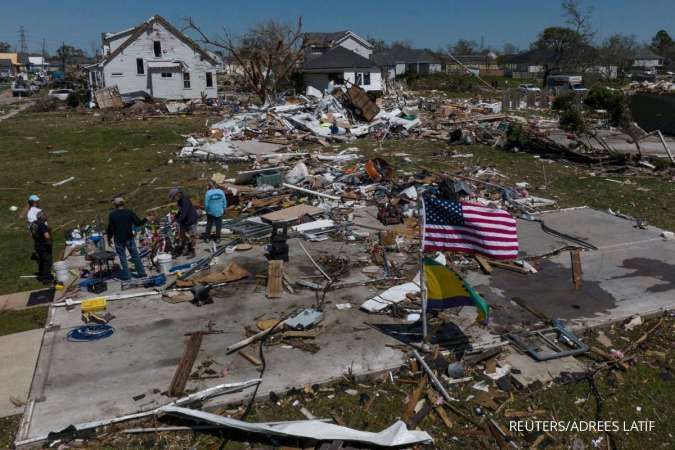 Tornado Menerjang Mississippi Amerika, Sedikitnya 23 Orang Meninggal 