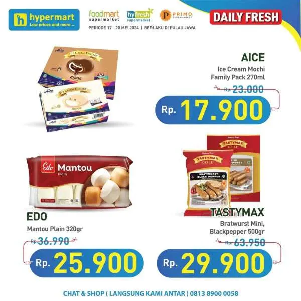 Promo JSM Hypermart Hyper Diskon Weekend Periode 17-20 Mei 2024