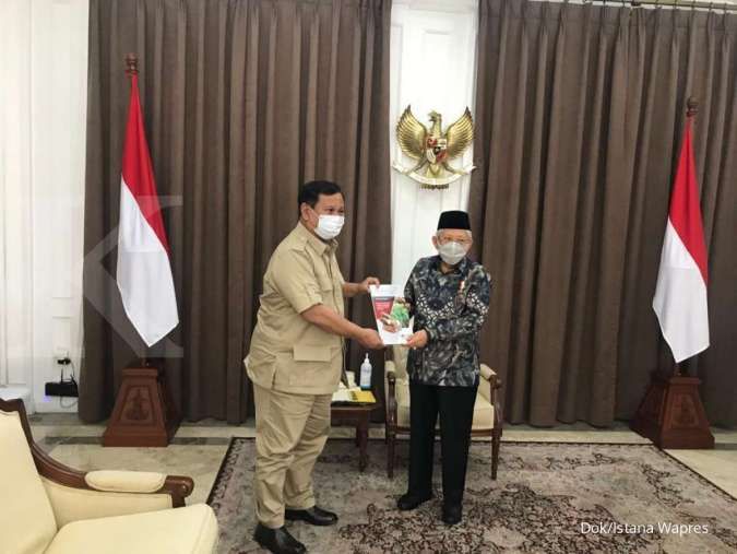 Prabowo Subianto temui Ma'ruf Amin, ini yang dibahas 