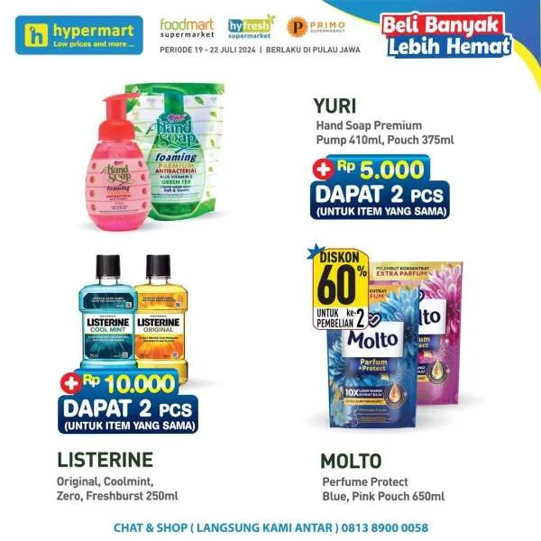 Promo Hypermart Beli Banyak Lebih Hemat Periode 19-22 Juli 2024