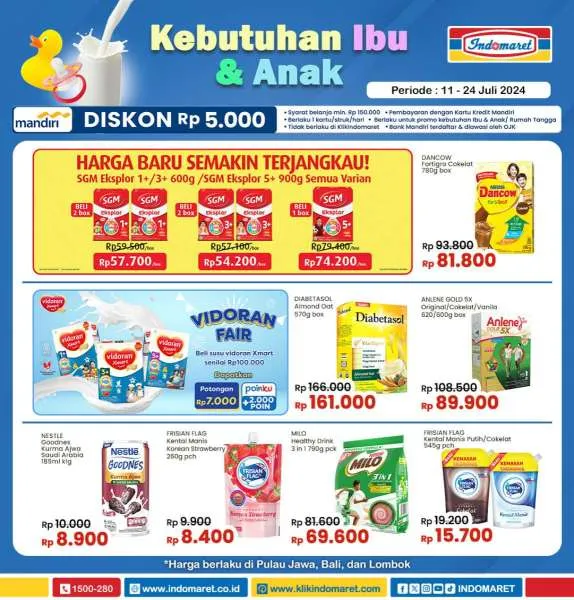 Promo Indomaret Super Hemat Periode 11-24 Juli 2024