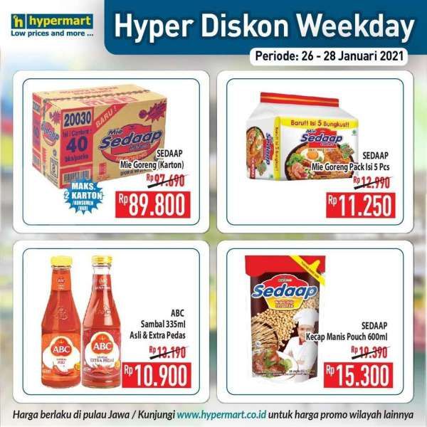Promo Hypermart weekday 26-28 Januari 2021 