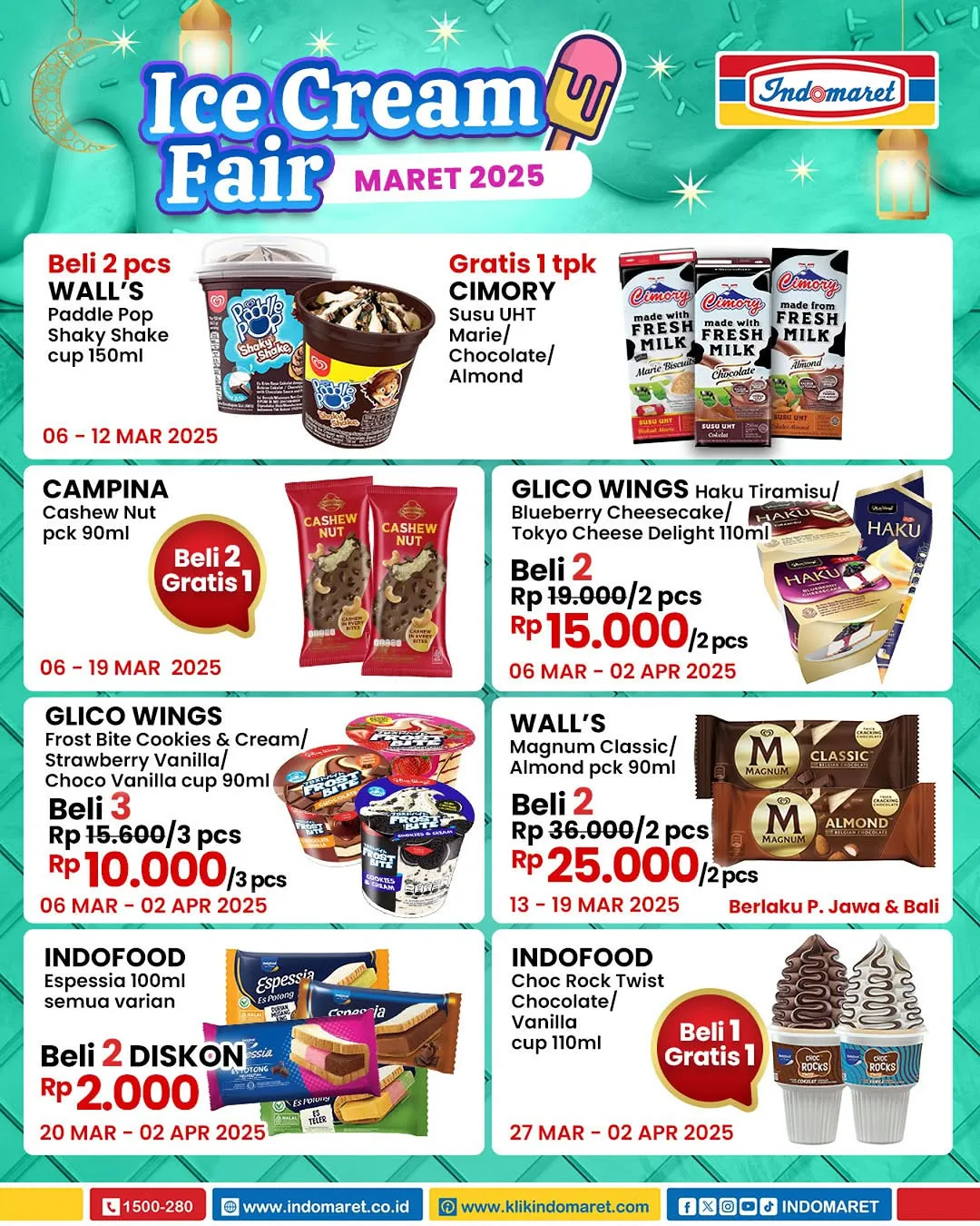 Promo Indomaret Ice Cream Fair Periode Maret 2025