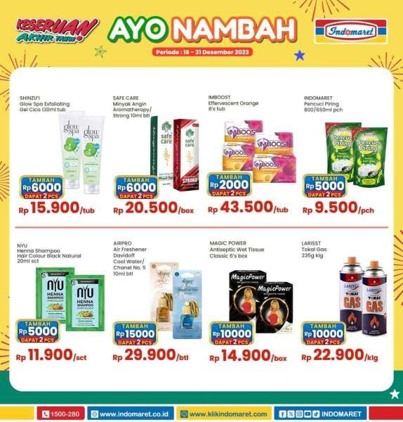 Promo Indomaret Super Hemat Periode 16-31 Desember 2023