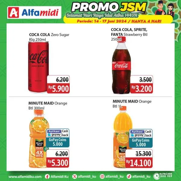 Promo JSM Alfamidi Hanya 4 Hari Spesial Idul Adha Periode 14-17 Juni 2024