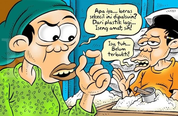 Soal beras plastik, JK: Sucofindo mungkin keliru