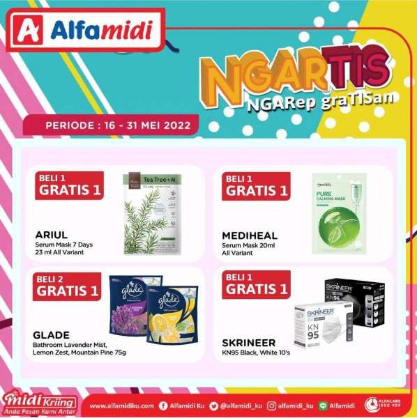 Promo Alfamidi 16-31 Mei 2022, Ada Banyak Produk Beli 1 Gratis 1