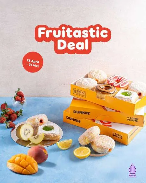 Promo Dunkin Fruitastic Deal Donat Klasik