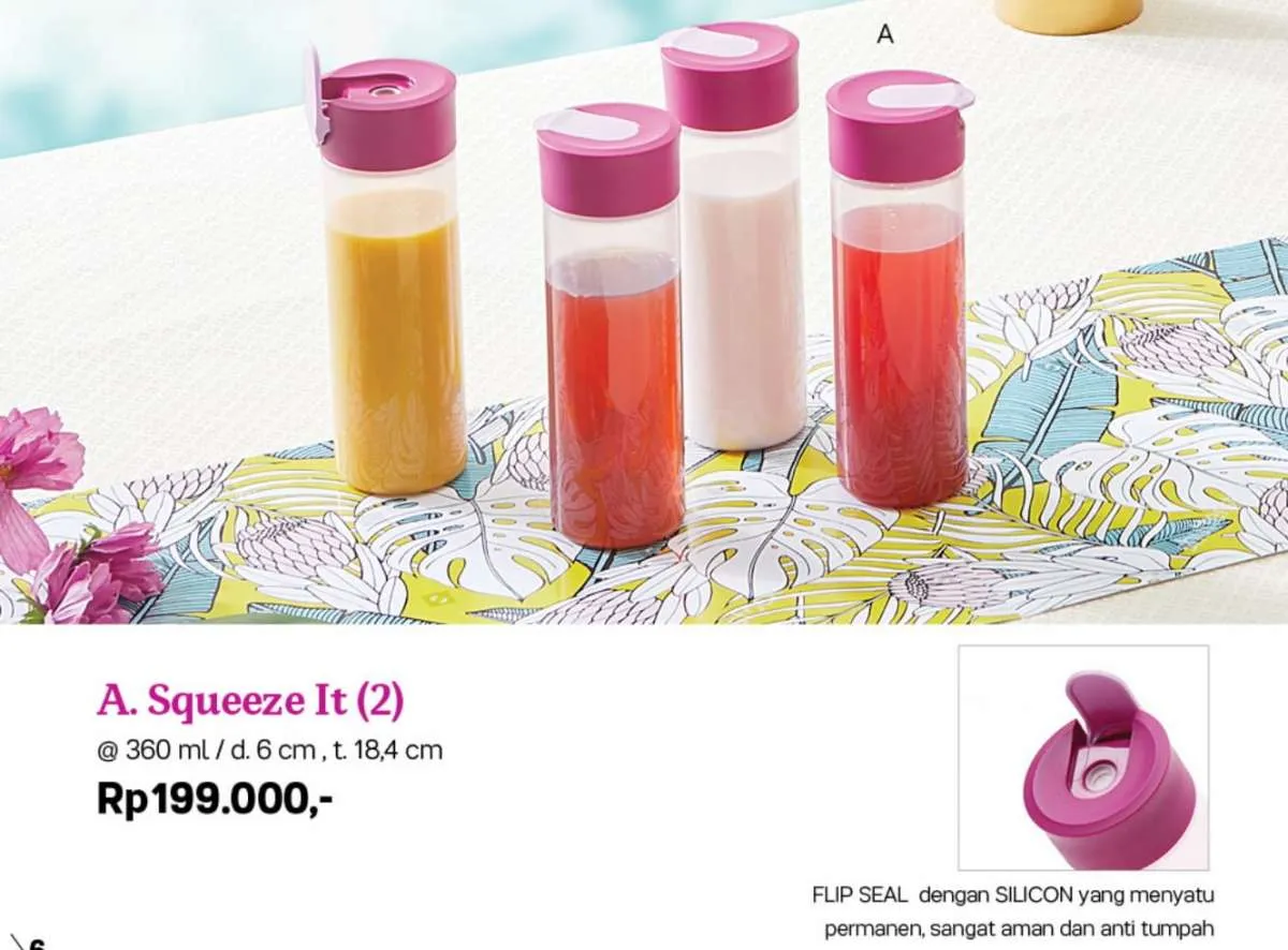 Brosur Tupperware Oktober 2020, ada promo canister, botol minum, christal wave dll