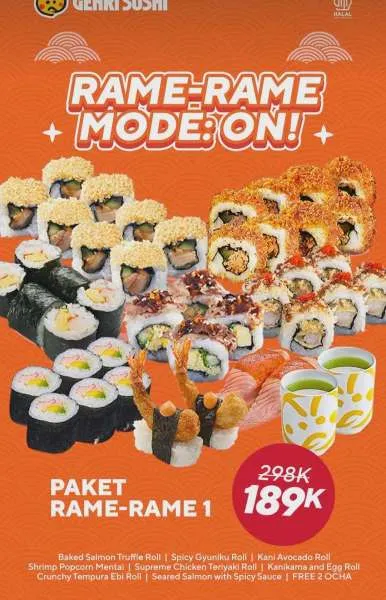 Promo Genki Sushi Paket Rame-Rame 1