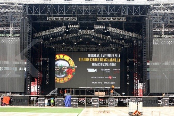 Axl Rose tiba di Jakarta, Guns N' Roses siap panaskan GBK