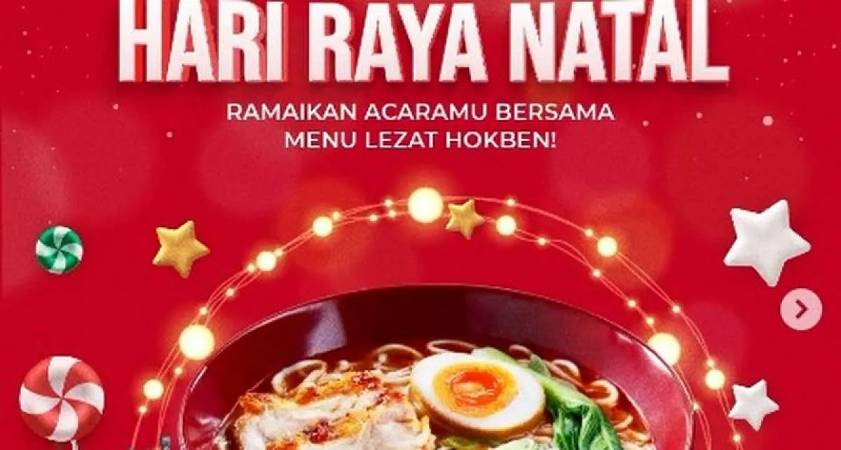 Promo HokBen Akhir Tahun 2 Ramen Gratis Tori Ball, Promo Baru Mulai 25 Desember 2023