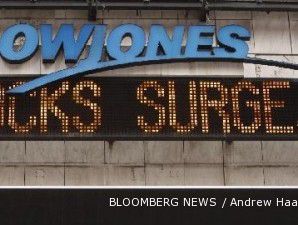 Dow Jones Bersenang-Senang di Akhir Pekan