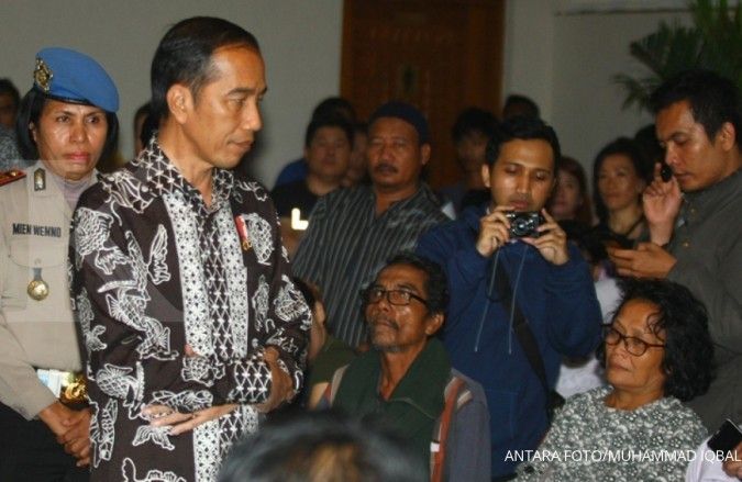 Presiden Jokowi temui keluarga korban Lion Air JT 610 di crisis center