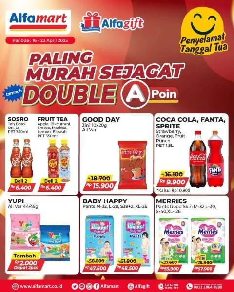 Promo Alfamart Paling Murah Sejagat Periode 16-23 April 2025