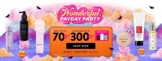 Promo Sociolla Payday Oktober-November 2025, Cleansing Oil-Lip Serum Diskon s/d 70%