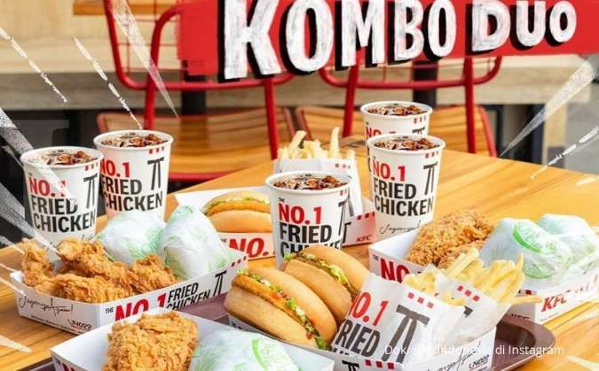 Promo KFC kombo duo di Oktober 2021, seru dinikmati beramai-ramai