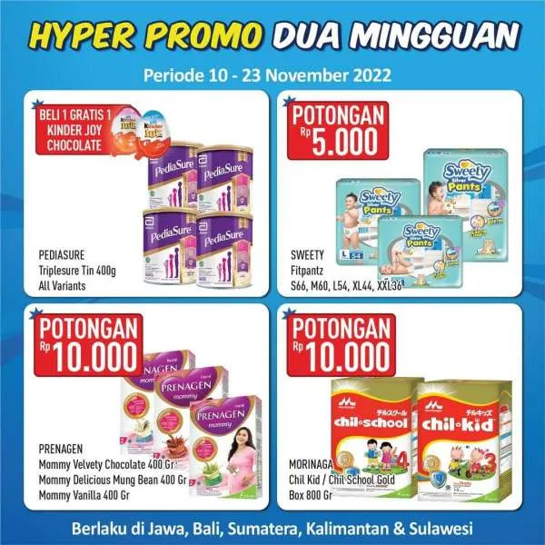 Promo Hypermart Dua Mingguan Periode 10-23 November 2022