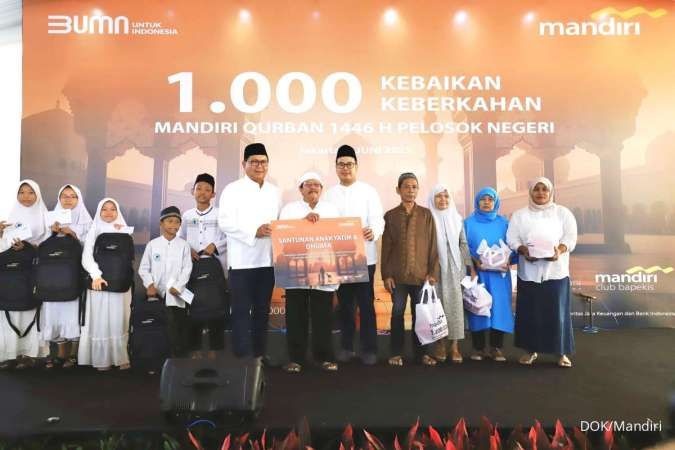  Bank Mandiri Perkuat Komitmen kepada Masyarakat Lewat Kurban di Idul Adha 1446 H