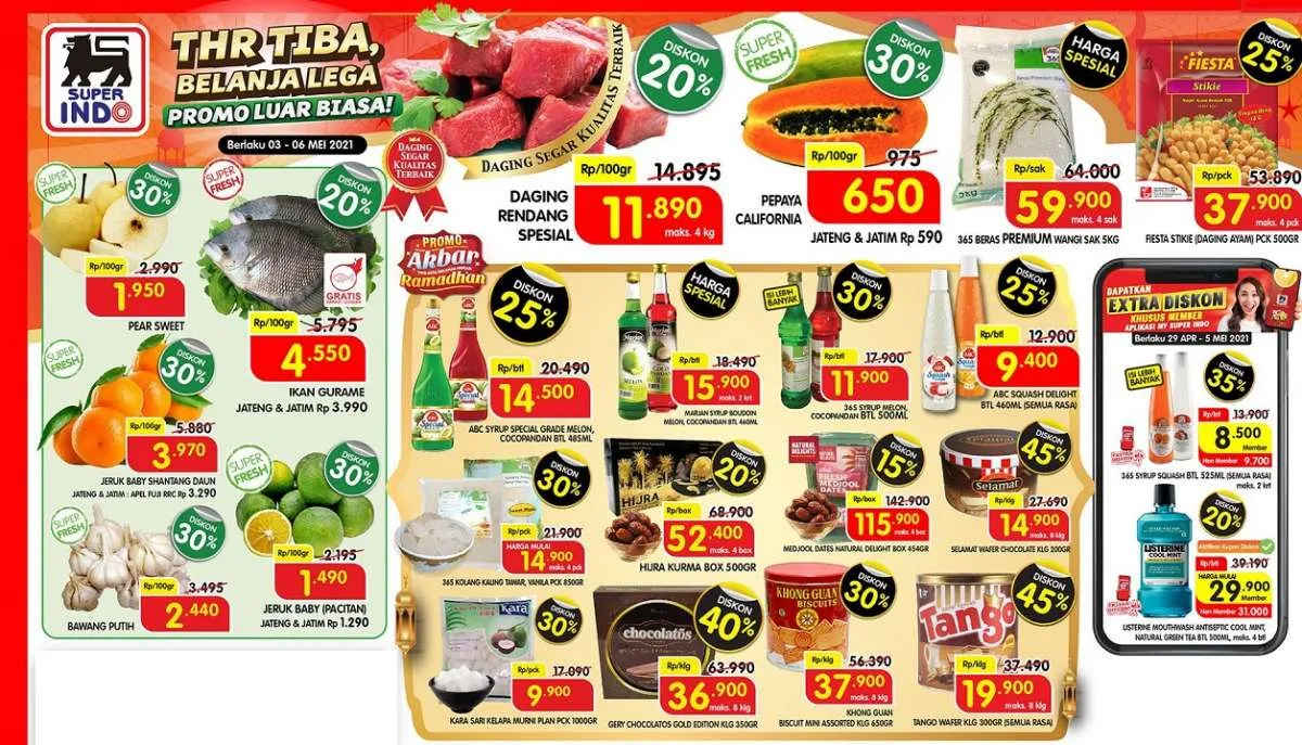 Promo Superindo weekdays 3-6 Mei 2021, diskonan terbaru pekan ini!