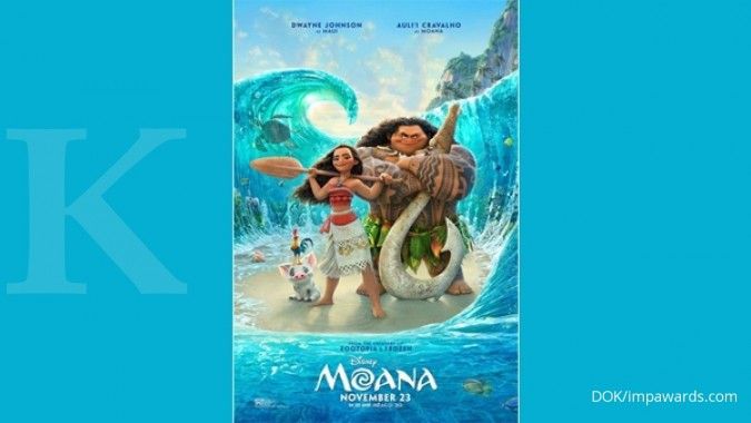 Puncaki box office, Moana raup US$ 119,9 juta