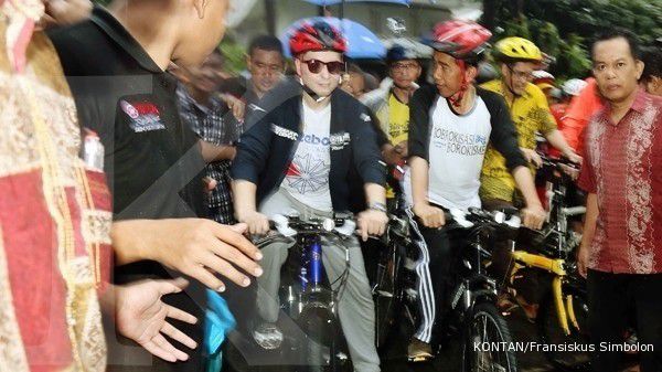 Wapres mau lewat, rombongan Jokowi distop polisi