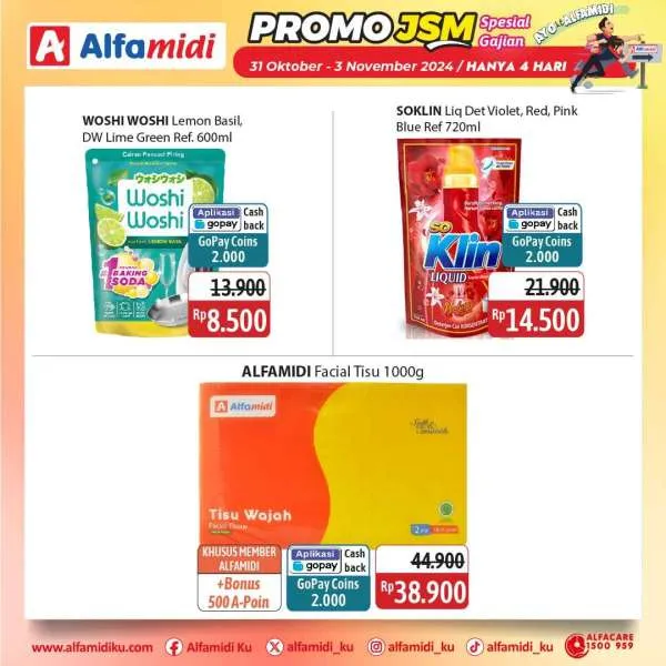 Promo JSM Alfamidi Spesial Gajian Periode 31 Oktober-3 November 2024