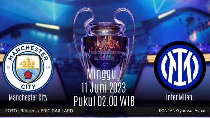 Dukung City apa Inter? Simak Prediksi Pertandingan Final Liga Champions 2023 