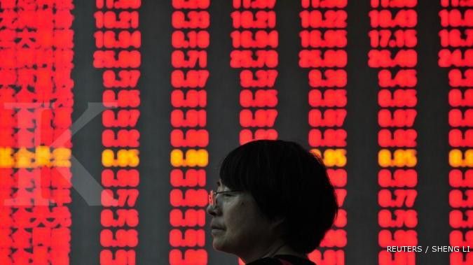 Bursa China catat penurunan terbesar dalam sebulan